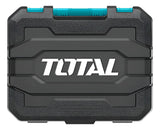 Taladro Total Inalámbrico 128 Accesorios + Batería 1.5ah Color Turquesa