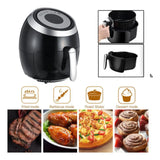 Freidora Digital Sin Aceite Fit Fry Air Fryer 4.2 Litros Negro