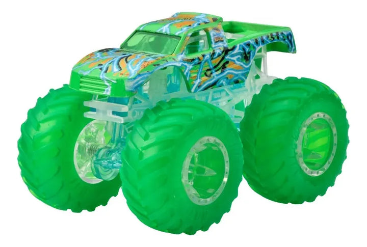 Hot Wheels Monster Trucks Camión Sorpresa Energía Demolición Gunkster