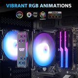 Cooler Para Cpu Darkflash Z4pro 120mm Argb, Tdp 200w