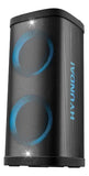 Parlante Recargable Hyundai Bluetooth/fm/usb 150 Watts Negro