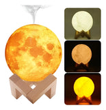 Humificador Difusor Aroma Lámpara Luna Luces Led Eléctrico - Segun Disponibilidad