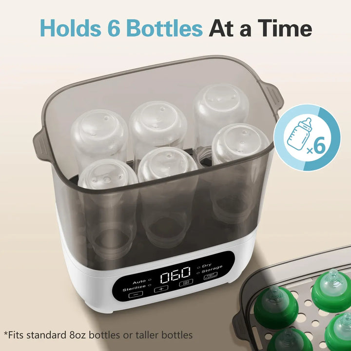 Vaporizador Y Secadora Eléctrica De Biberones Y Chupetes