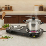 Fogon Eléctrico 2 Puestos Estufa 5 Niveles De Temperatura