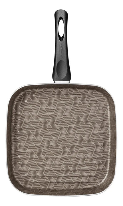 Bifera Tramontina Paris En Aluminio Con Revestimiento Intern Color Rojo