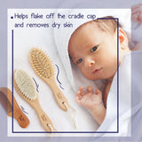 Juego De Cepillo Y Peine Para Bebes Suaves Y Naturales.