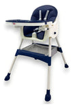 Silla De Comer 3 En 1 Kidshop Cy006 Plegable Azul