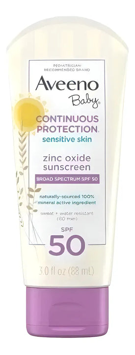 Aveeno Baby Protector Solar Bebé Spf 50 Continuous Protectio