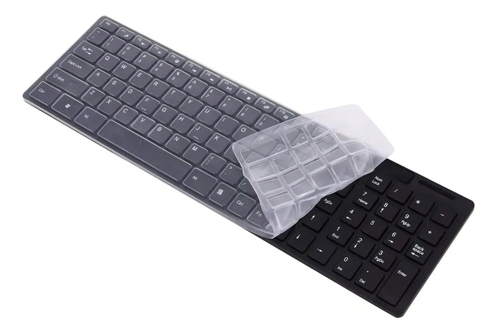 Combo Teclado Numérico Y Mouse Óptico K-06 Inalámbrico Usb Teclado Negro