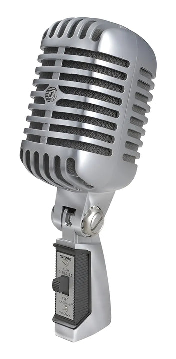 Micrófono Shure 55SH Series II Dinámico Cardioide color plateadoS