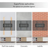 Soporte Tv Pared Doble Brazo 40-80 Pulgadas Vesa Articulado Color Negro