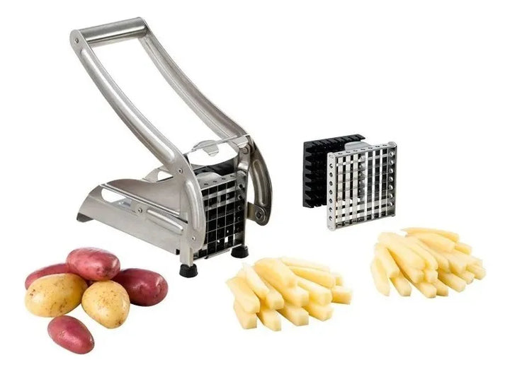 Cortador De Papas Fritas - Picador De Papas Gris Oscuro