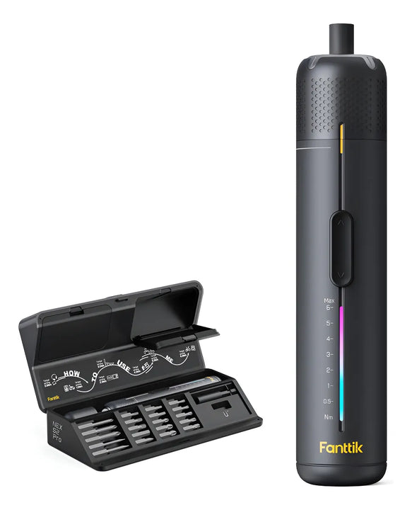 Destornillador Eléctrico 3.7 V 20 Puntas Magnéticas 7 Ajuste