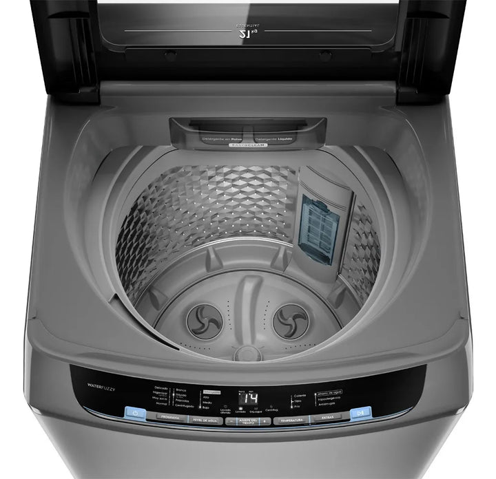 Lavadora Electrolux carga superior 21Kg essential care gris EWIX21F3CSG