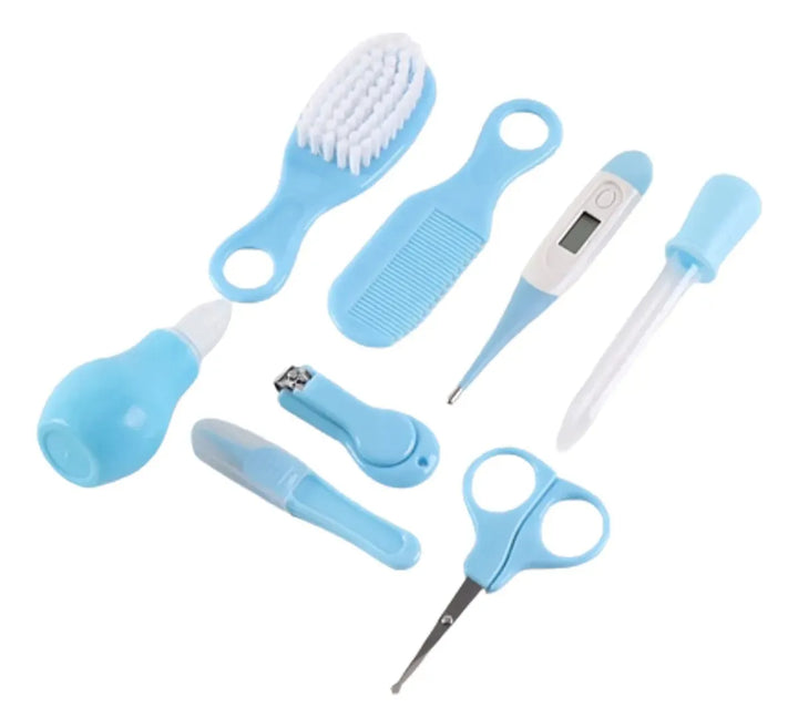 Kit Para Bebe 10 Piezas Azul Claro