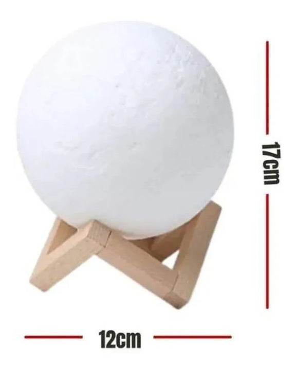 Humificador Difusor Aroma Lámpara Luna Luces Led Eléctrico - Segun Disponibilidad