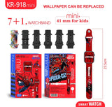 Combo Mini Reloj Para Niños Kr-918 7 En 1 Personajes - Según Disponibilidad