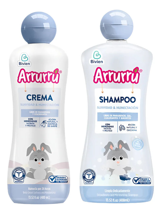 Set Crema + Shampoo Suavidad Y Humectación Arrurrú