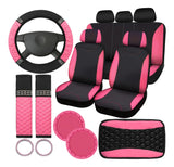 Juego De 17 Piezas De Accesorios De Automvil Brillantes Para