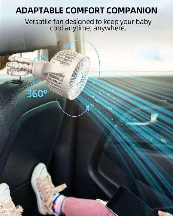 Mini Ventilador Portátil Recargable 360 3 Velocidades Cochec