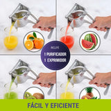 Filtro De Agua Chef Master + Exprimidor Manual De Frutas Blanco