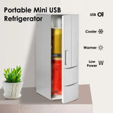 Mini Refrigerador Usb Magnético 5v 10w Oro Rosa