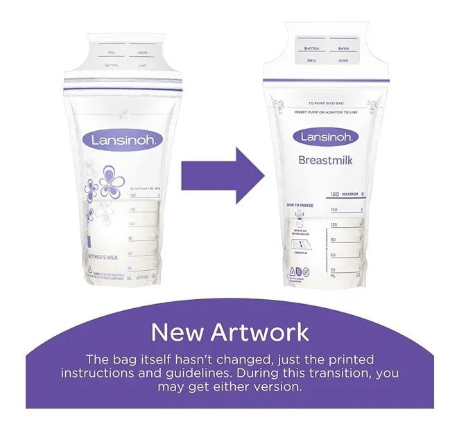 Bolsas Almacenamiento Leche Materna 100 Unidades Lansinoh