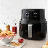 Freidora De Aire Black+decker 4.5 Litros Hf4004b Negro