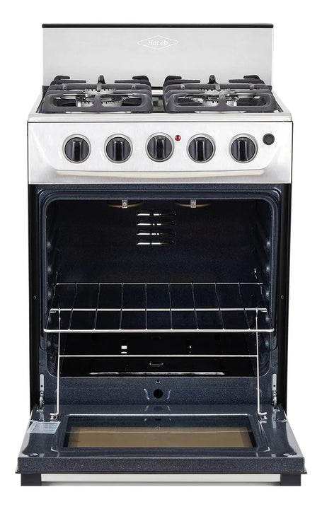 Estufa Romero Ultra Haceb 50 Cms Gas Natural Inox Color Negro