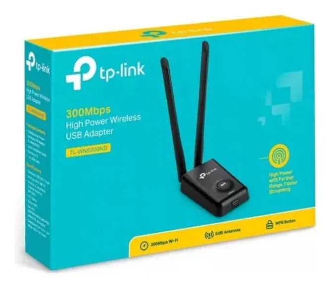 Adaptador USB inalámbrico TP-Link WN8200nd a 300 Mbps