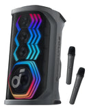 Parlante Bluetooth Soundcore Rave 3s Con 2 Microfonos 200w Color Negro
