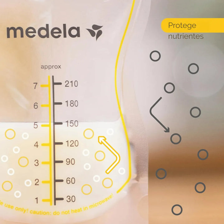 Bolsas Reciclables Para Almacenar Leche Materna Medela 100un