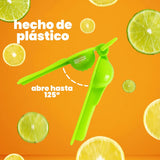 Exprimidor De Limon Manuel Plastico Citricos Cocina C159 Color Naranja