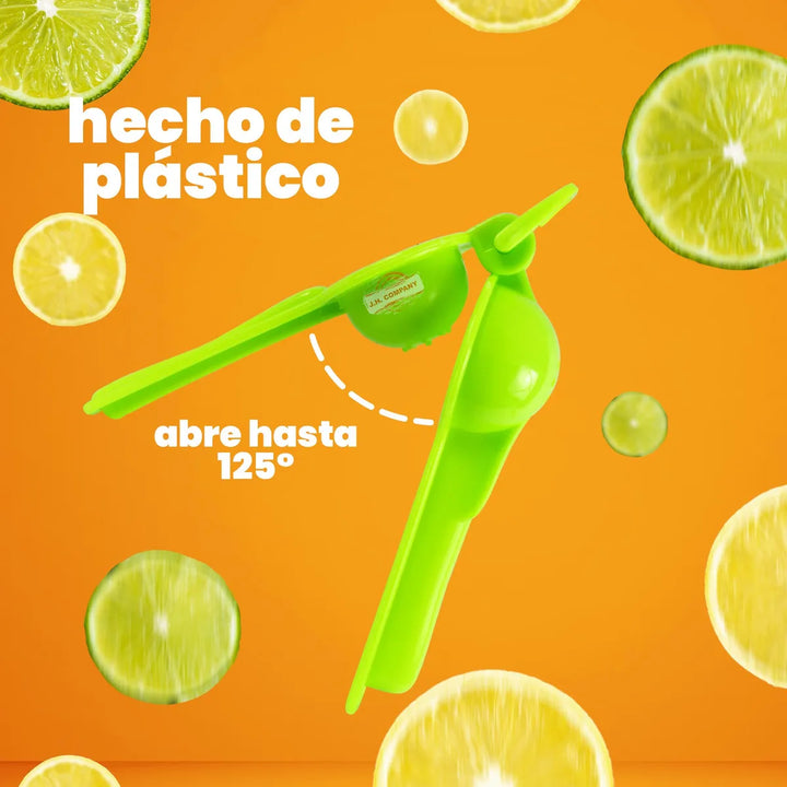 Exprimidor De Limon Manuel Plastico Citricos Cocina C159 Color Naranja