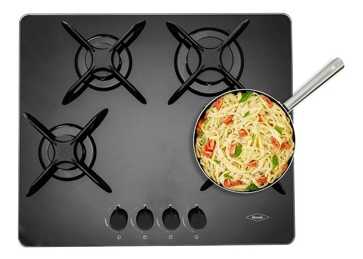 Estufa De Empotrar Haceb 9000745 Cristal 60x50 Cm Gas Natural