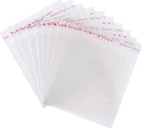Bolsa Adhesiva Celofán Polipropileno Sin Solapa 5x7cm X200 Transparente Transparente