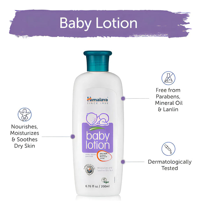 Loción Para Bebés Himalaya Con Aceite De Oliva Y Aceit