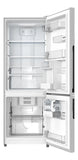 Heladera No Frost Mabe RMB400IBBRX0 418L Plateada con Negro | Bottom Freezer