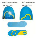 Plantilla Zapatos Gel Memoria Ortopédica Uso Terapautico