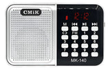 Radio Portatil Altavoz Fm Usb Sd Análogo Recargable Bolsillo