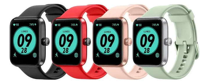 Reloj Kalley K Watch 2 38 Mm Verde Azul Silicona Lisa Negro