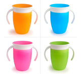 Vaso Bebe Entrenador Antiderrame Miracle 360 7oz Color Salmón