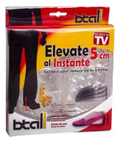 Plantillas Btall Zapatos Aumento Altura 5cm Silicona Transparentes