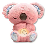 Koala Rosado Peluche Que Respira, Luces Y Sonido 3 Funciones