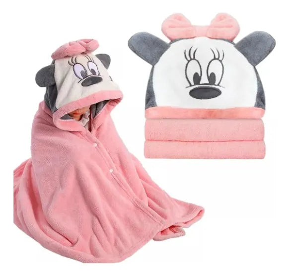 Toalla Capucha Niños Bebes Infantil Diseños Microfibra Viaje Rosa Toalla Infantil Baño Microfibra Aseo Natacion