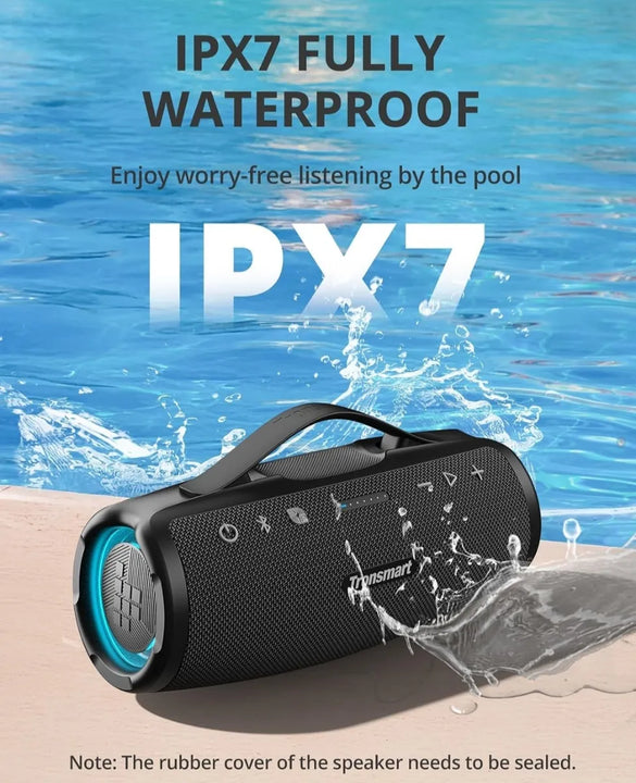 Parlante Bluetooth Portátil Tronsmart Mirtune S100 De 50w Negro