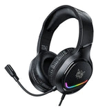 Auriculares profesionales para jugadores Onikuma X31 Rgb negros