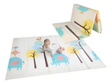 Tapete Extra Grande Plegable Para Bebé 200x180 Cm Doble Faz