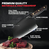 Cuchillo Profesional Para Carne 18 Cm De Acero De Alto Carb