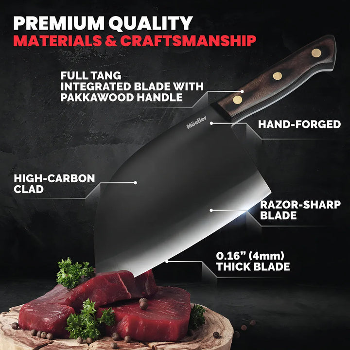 Cuchillo Profesional Para Carne 18 Cm De Acero De Alto Carb